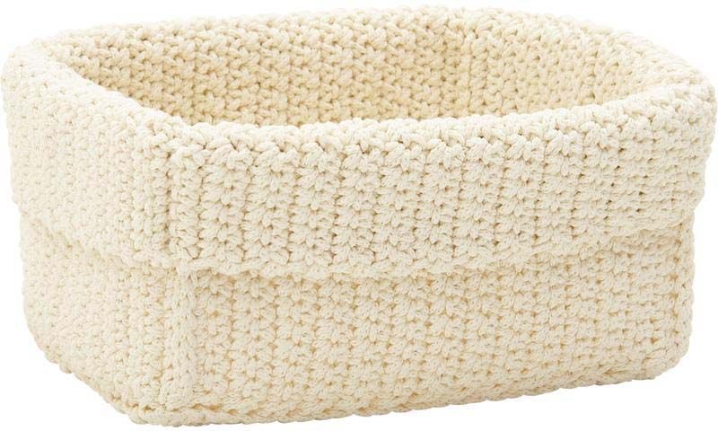 Corbeille tressage en polypropylène Rectangulaire