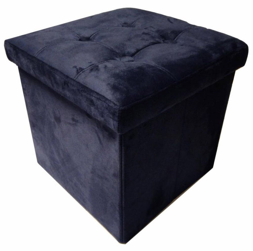 Pouf pliable Velours