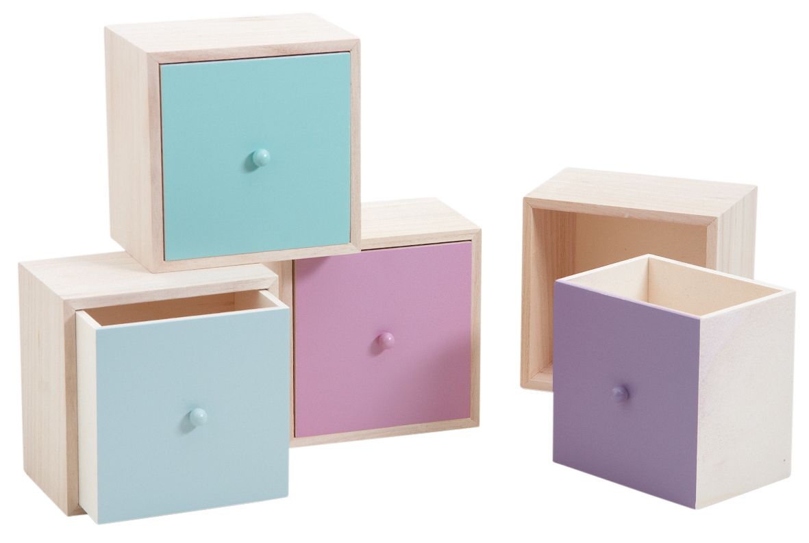Petit tiroir de rangement (Lot de 4)