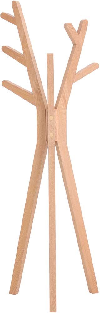 Porte-manteaux arbre en frêne verni Nora