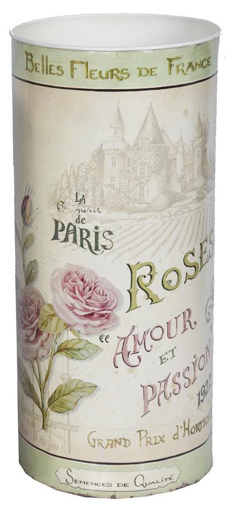 Porte parapluies rétro Château des roses Grand modèle