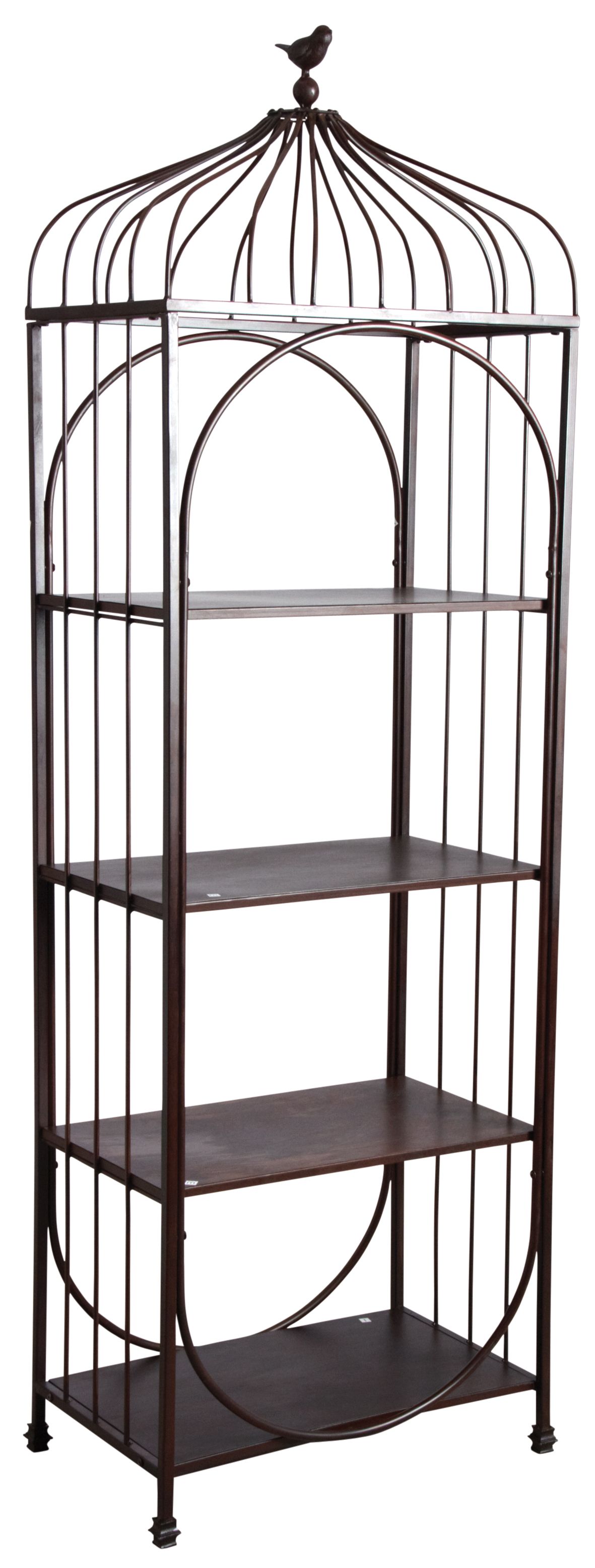 Etagère en métal avec 4 niveaux