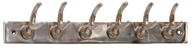 Patère cerf en aluminium 6 crochets