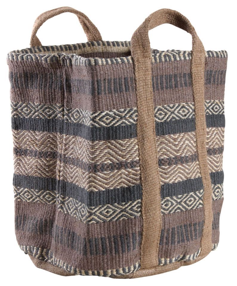 Corbeille en toile de jute épaisse Afriqua