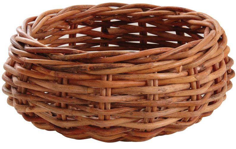 Corbeille de rangement ronde en poelet