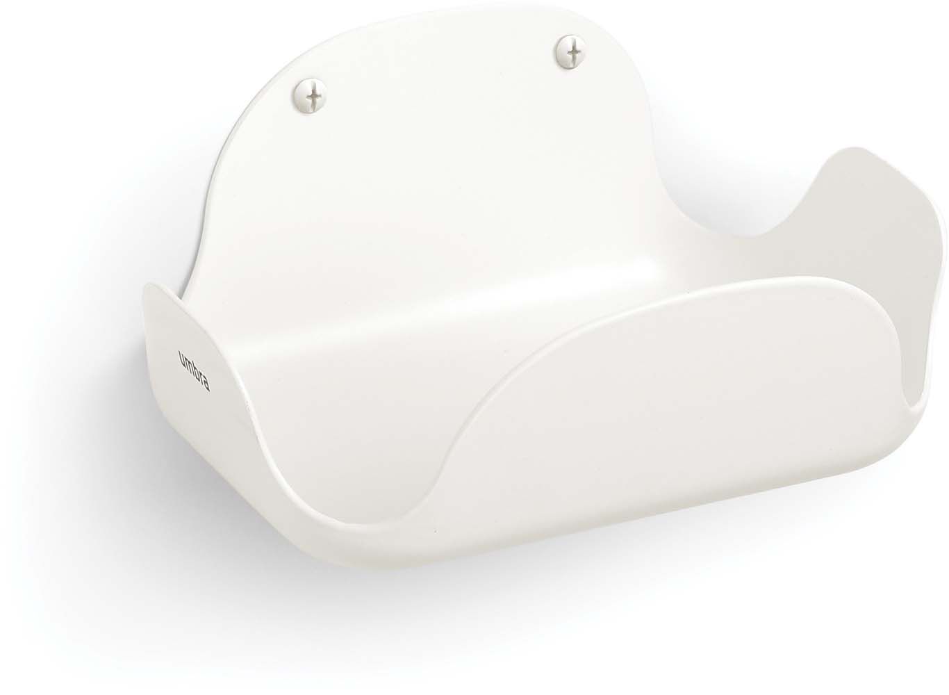 Rangement mural blanc avec rebords