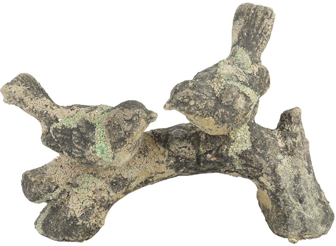 Oiseaux sur branche en terre cuite Petit modèle