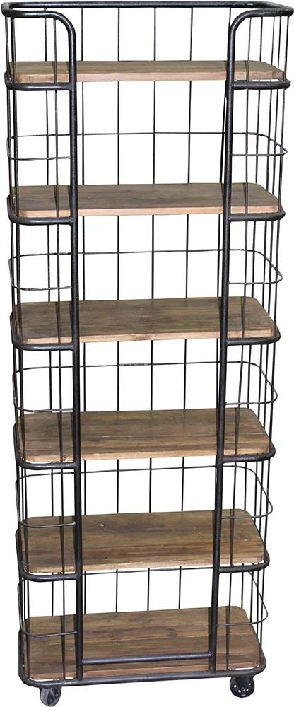 Etagère sur roulettes 6 plateaux