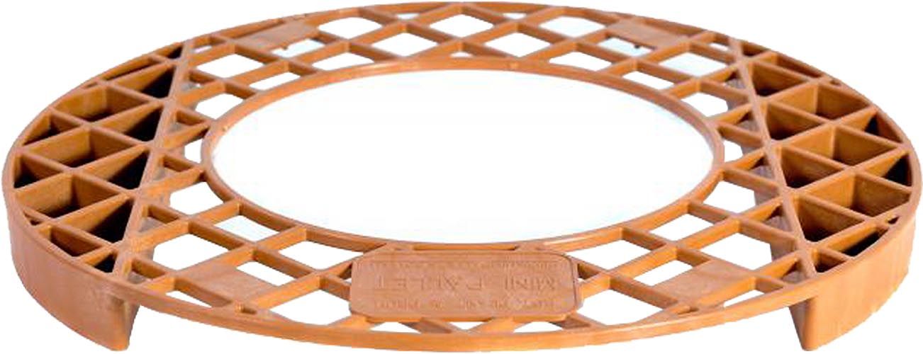 Support rond pour pot et jardinière PVC