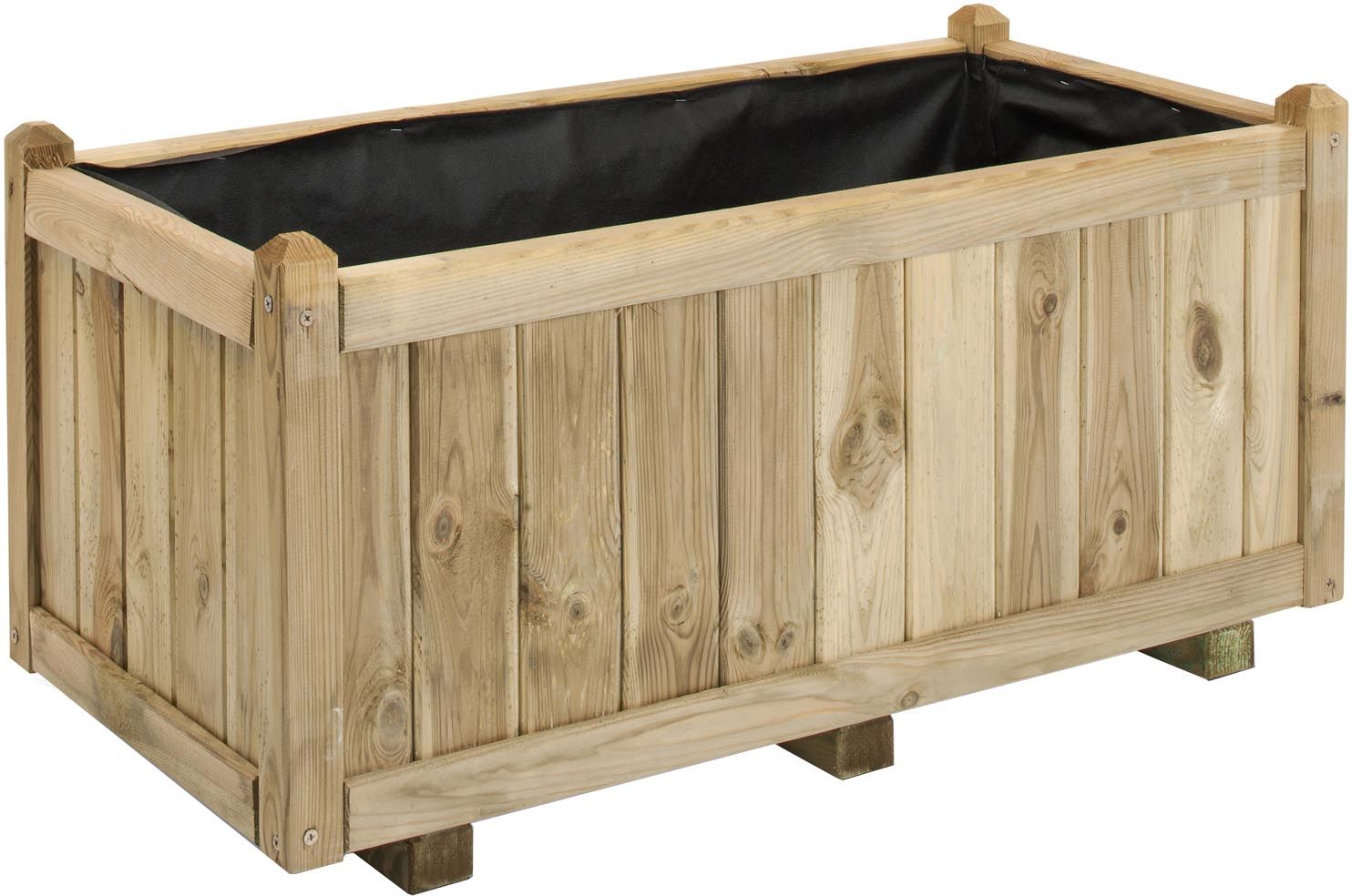 Bac à fleurs bois Vendôme 113 litres