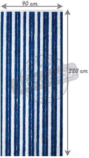 Rideau chenille bicolore bleu foncé/blanc | eBay Rideau chenille bicolore bleu foncé/blanc | eBay