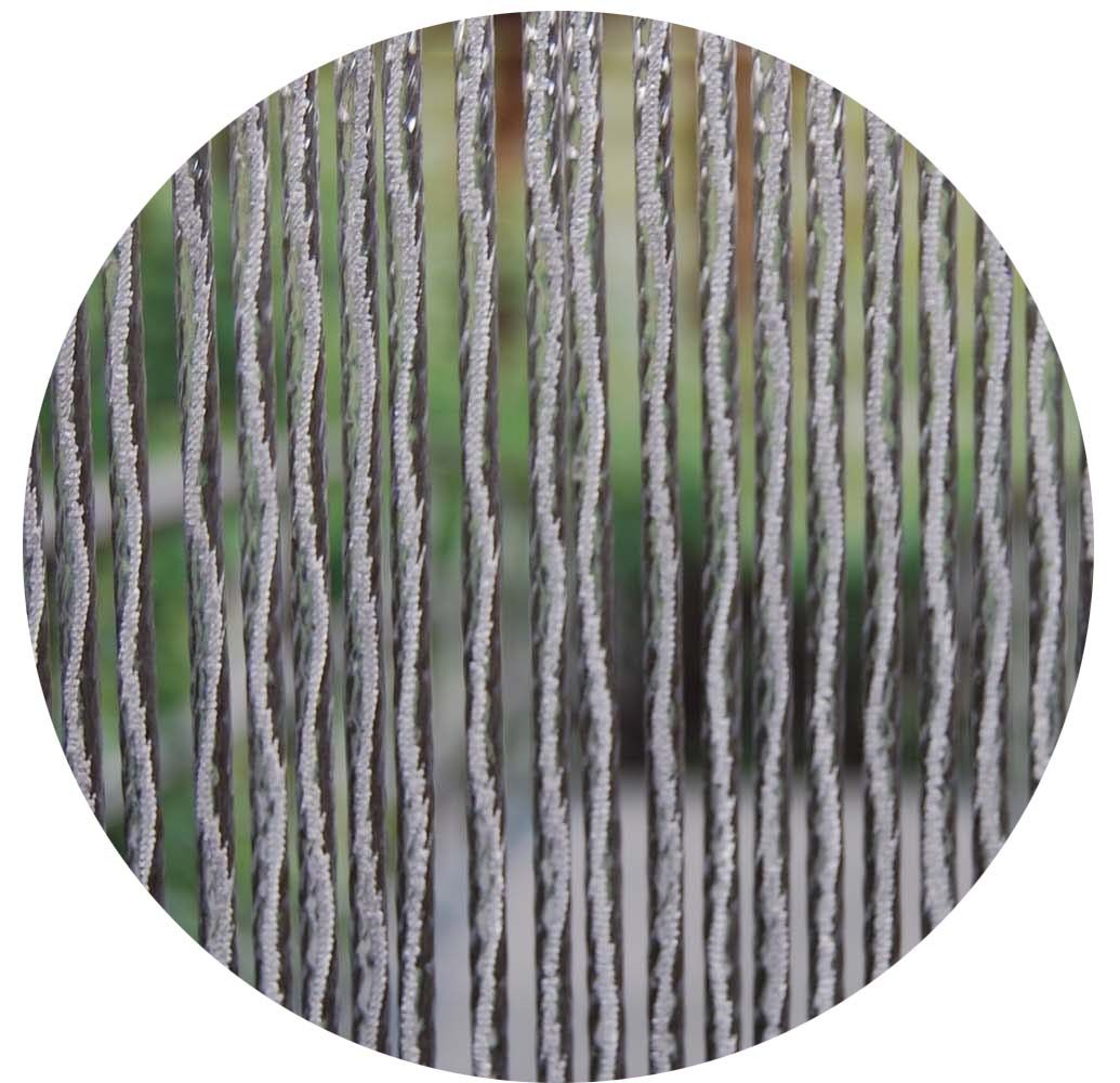 Rideau de porte en PVC blanc Merano 100x230 cm