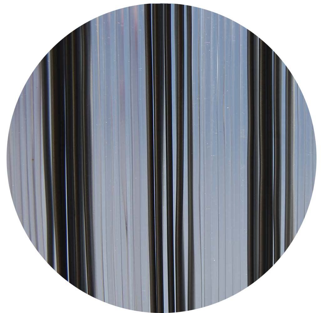 Rideau de porte en PVC gris Trento 100x230 cm