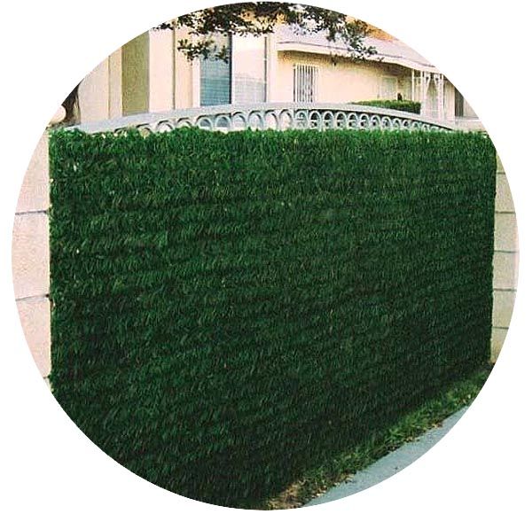 Haie artificielle 140 brins vert thuya en rouleau 1.2 x 3 m