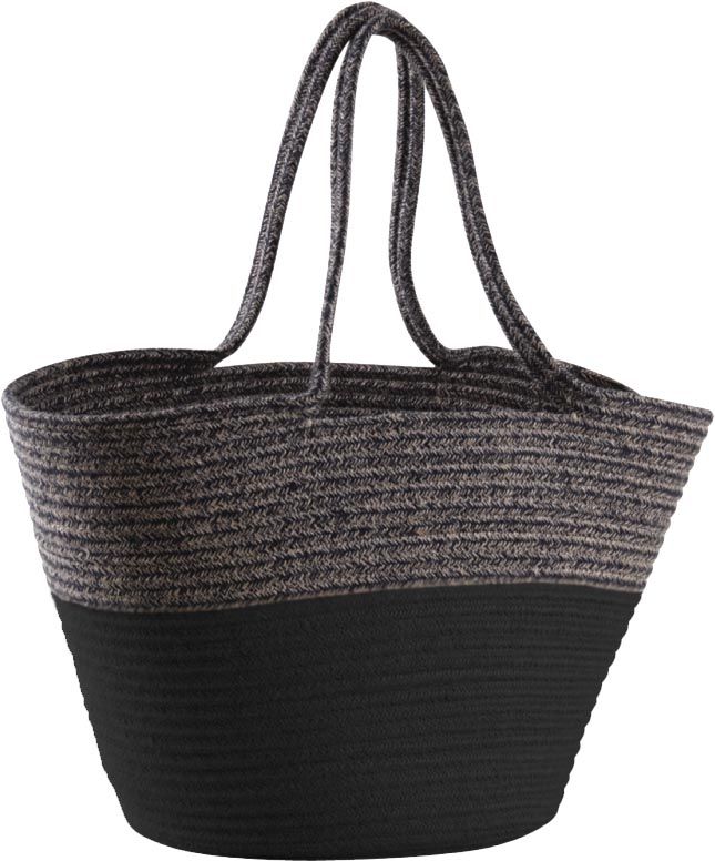 Grand sac cabas en corde et coton