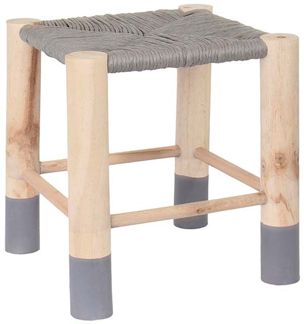Petit tabouret tendance pieds teintés