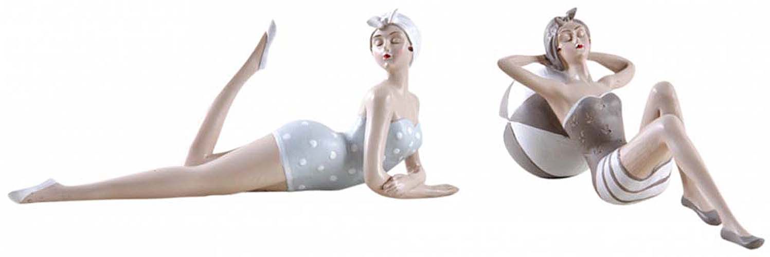 Baigneuses en résine (Lot de 2)