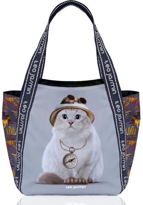 Grand Cabas Jasmine Explorer Gris clair