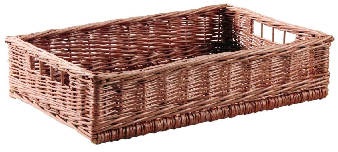 Panier ouvreuse cinéma en osier 70 x 44 x 15 cm