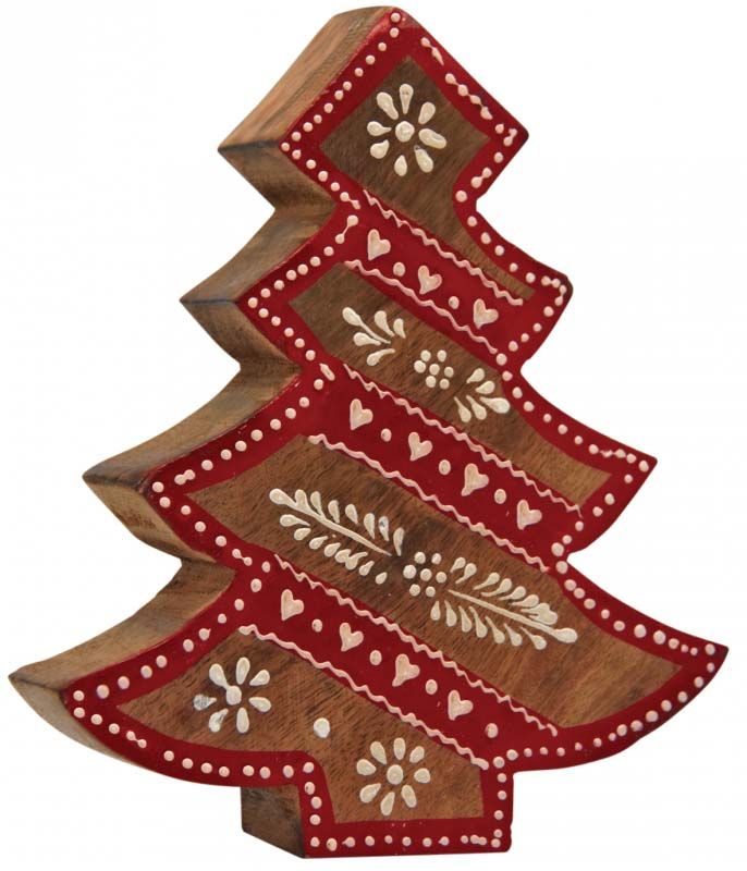 Sapin en manguier rouge et blanc
