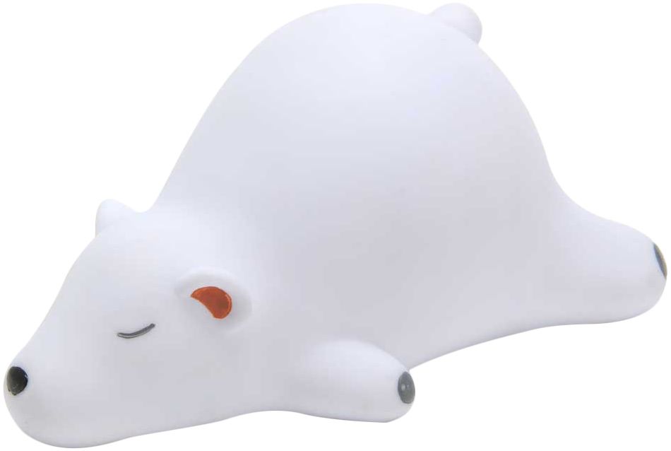 Veilleuse Mato l'ours en PVC blanc 21.7 x 12.4 x 10.10 cm