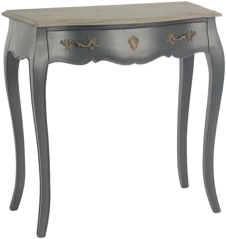 Bureau Murano Celeste en MDF et placage chêne Petit modèle