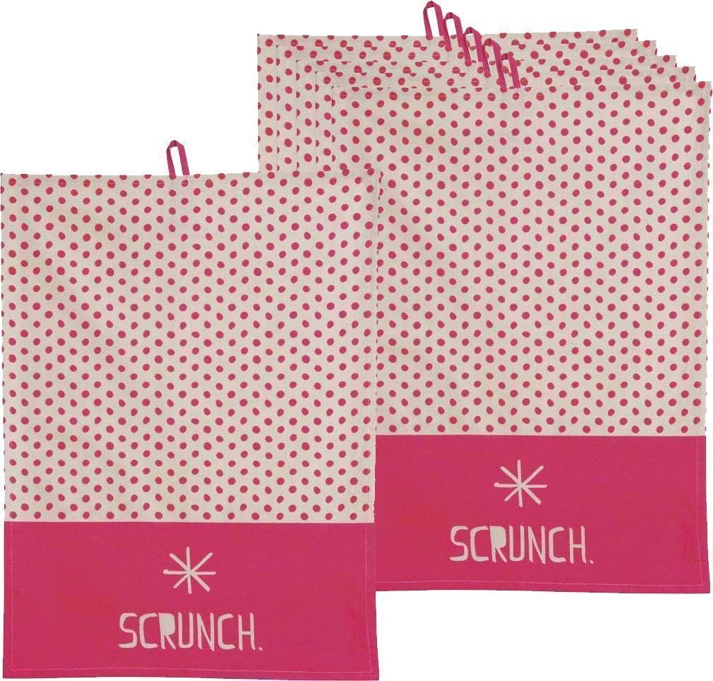 Torchon de cuisine en coton Scrunch (Lot de 6)