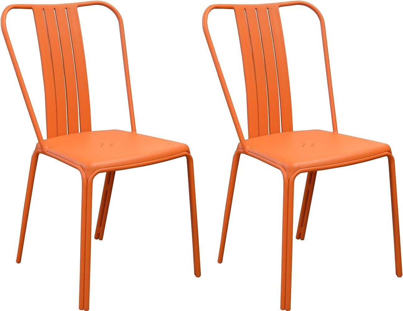 Chaises en aluminium Azuro (Lot de 2)