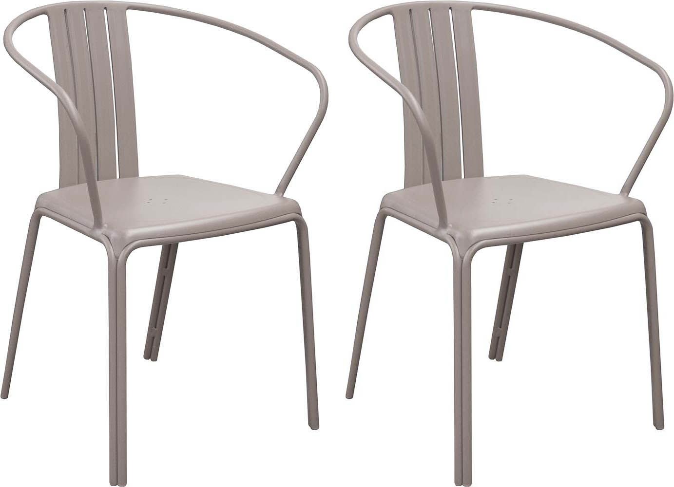 Fauteuils en aluminium Azuro (Lot de 2)
