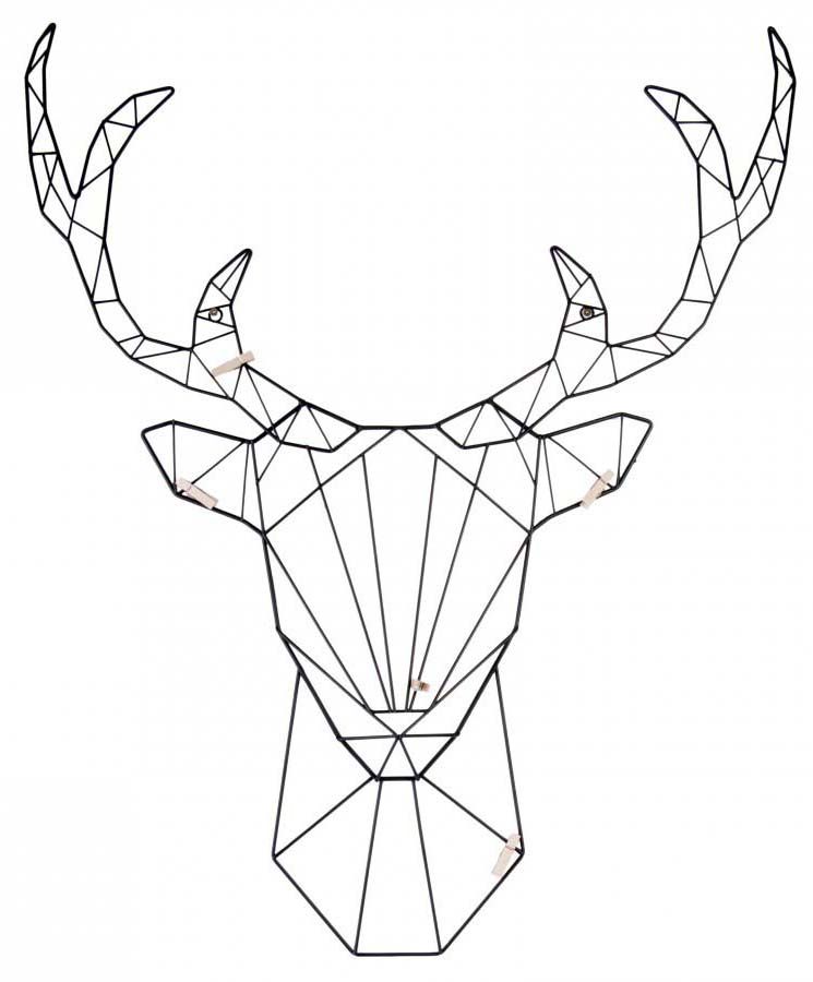 Porte mémo cerf Linéa