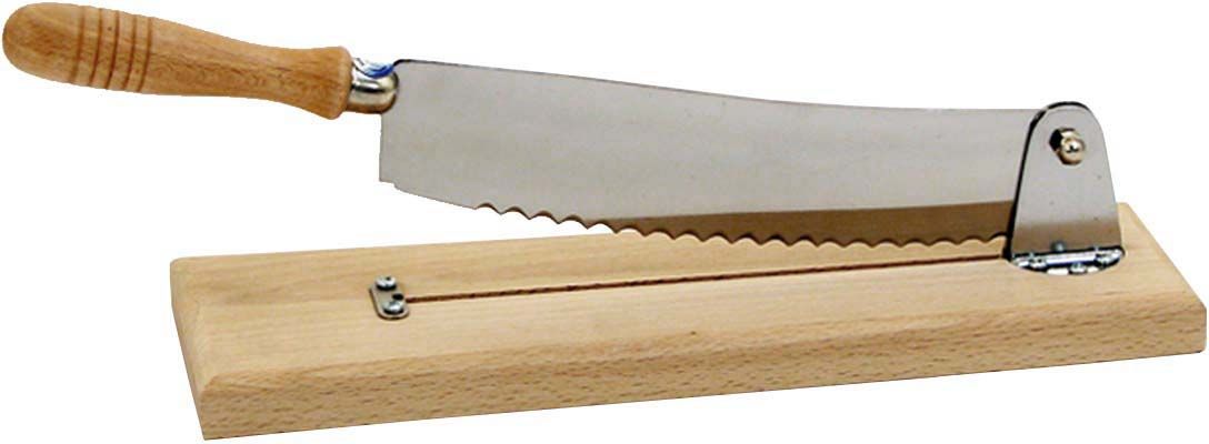 Trancheuse à pain avec planche en bois vernis