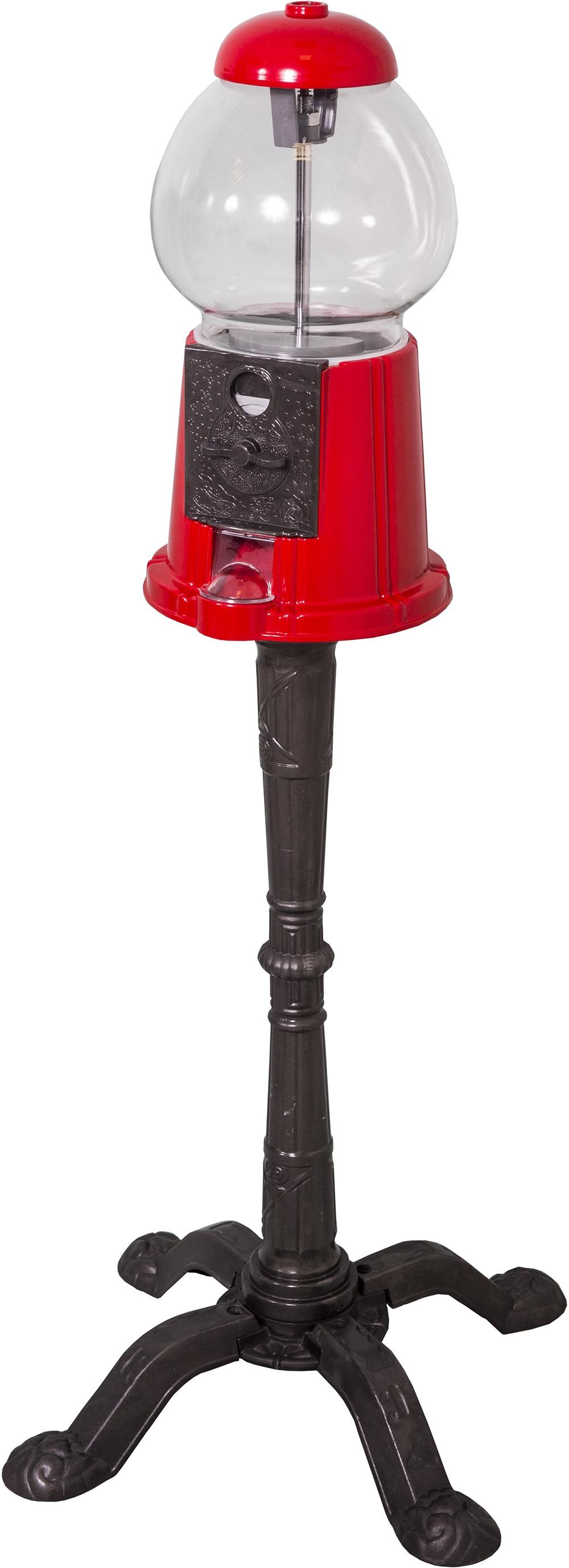 Distributeur à chewing-gum sur pied en zinc