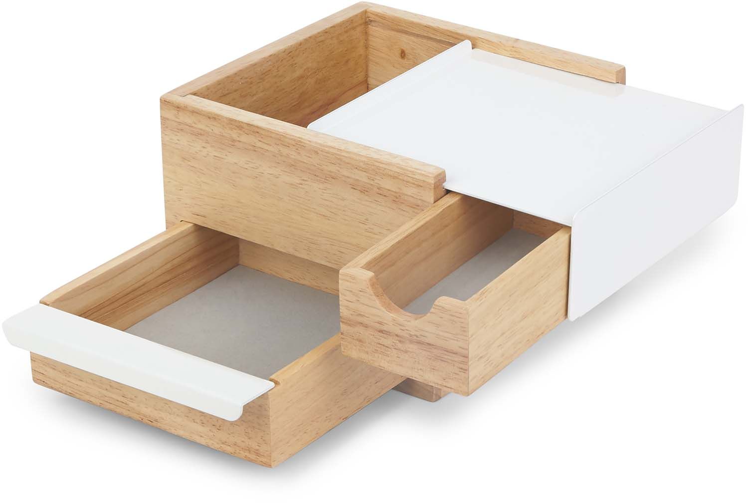 Boite à bijoux en bois naturel