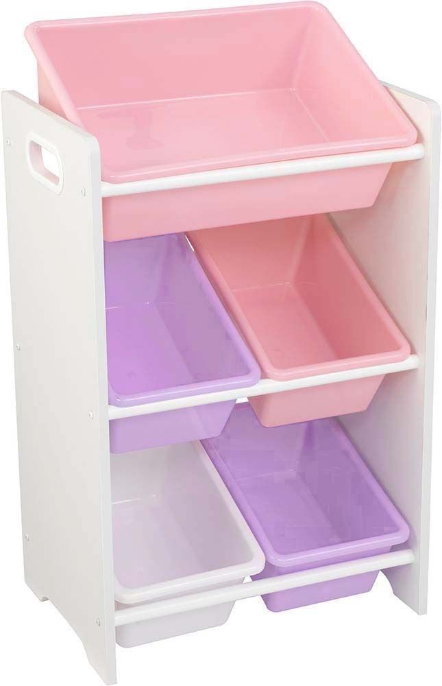 Etagère de rangement avec 5 casiers interchangeables