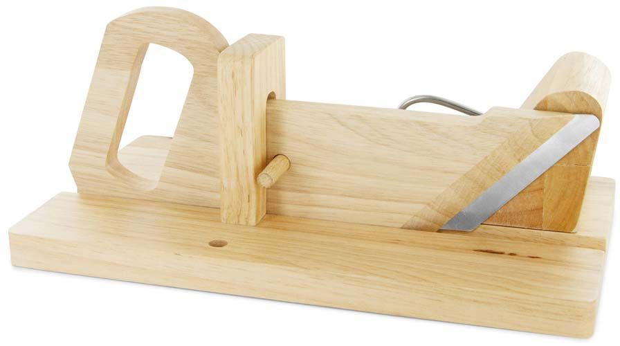 Trancheuse à charcuterie en bois