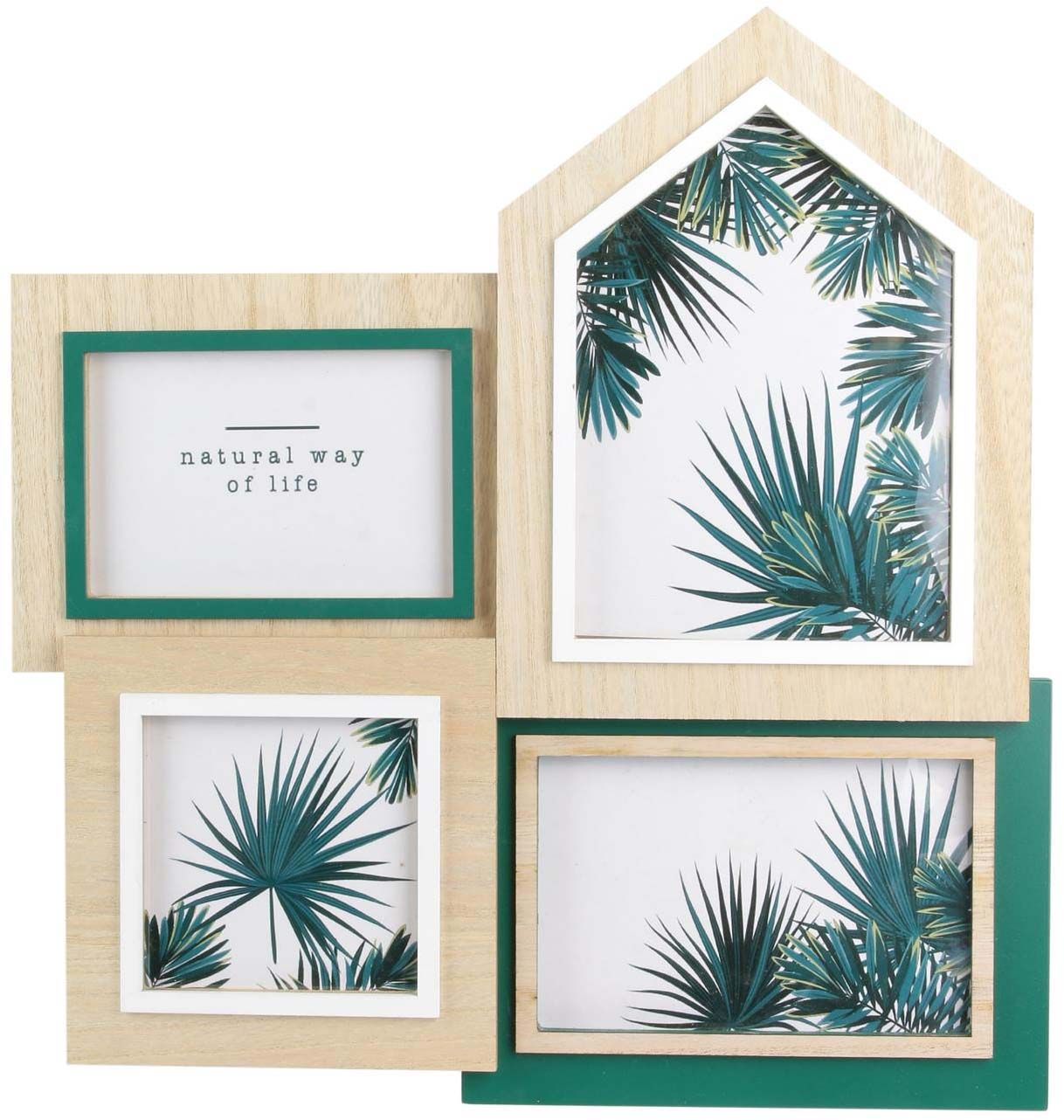 Cadre photos pele mele Natural jungle