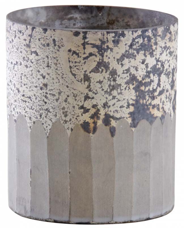 Photophore en verre oxydé 8 cm