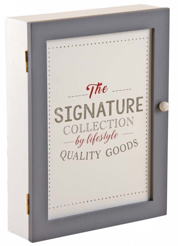 Boîte à clés en bois laqué The signature collection