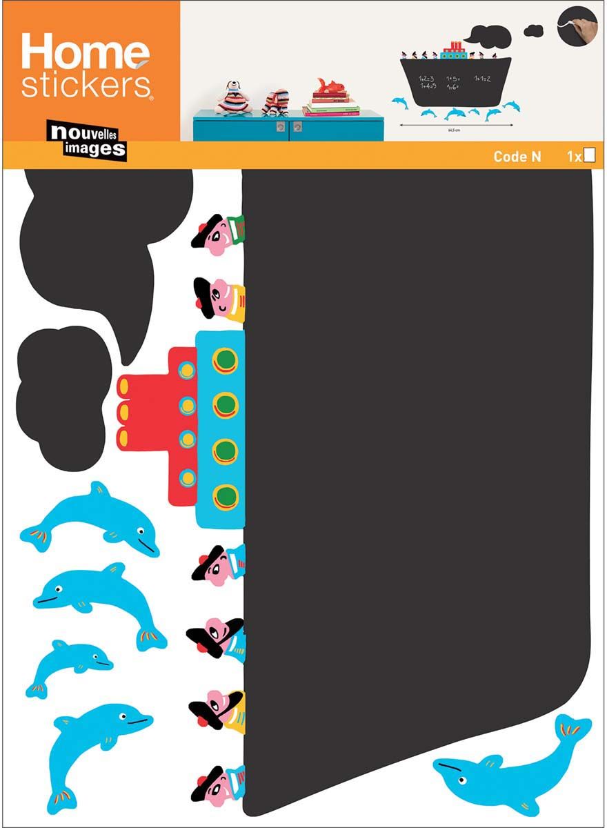 Sticker mural en ardoise paquebot