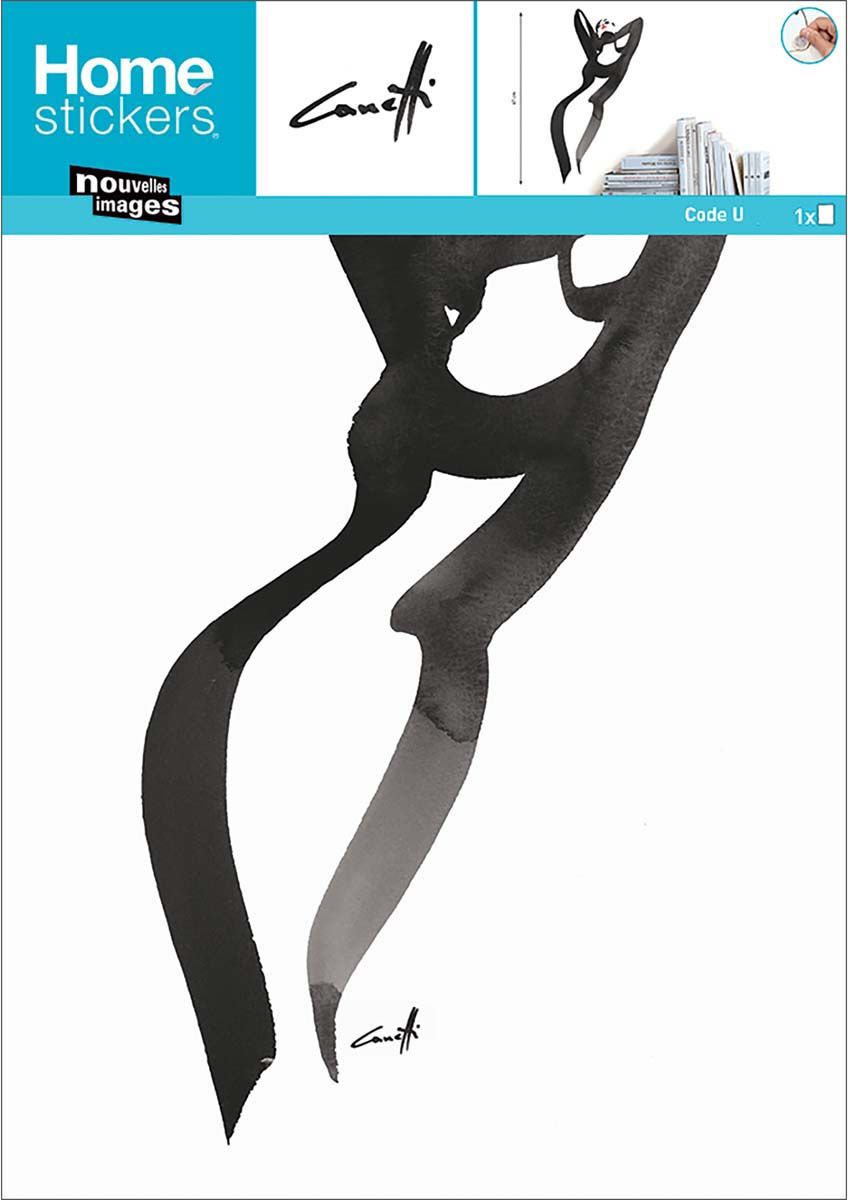 Sticker mural Silhouette féminine - M. Canetti