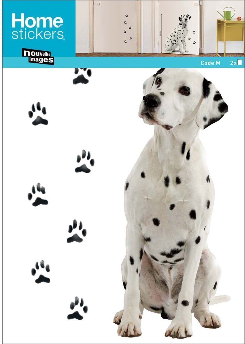 Sticker mural chiens dalmatiens
