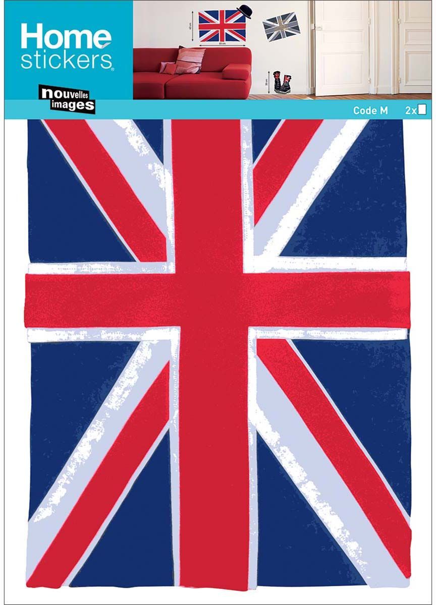 Sticker mural drapeau Union Jack
