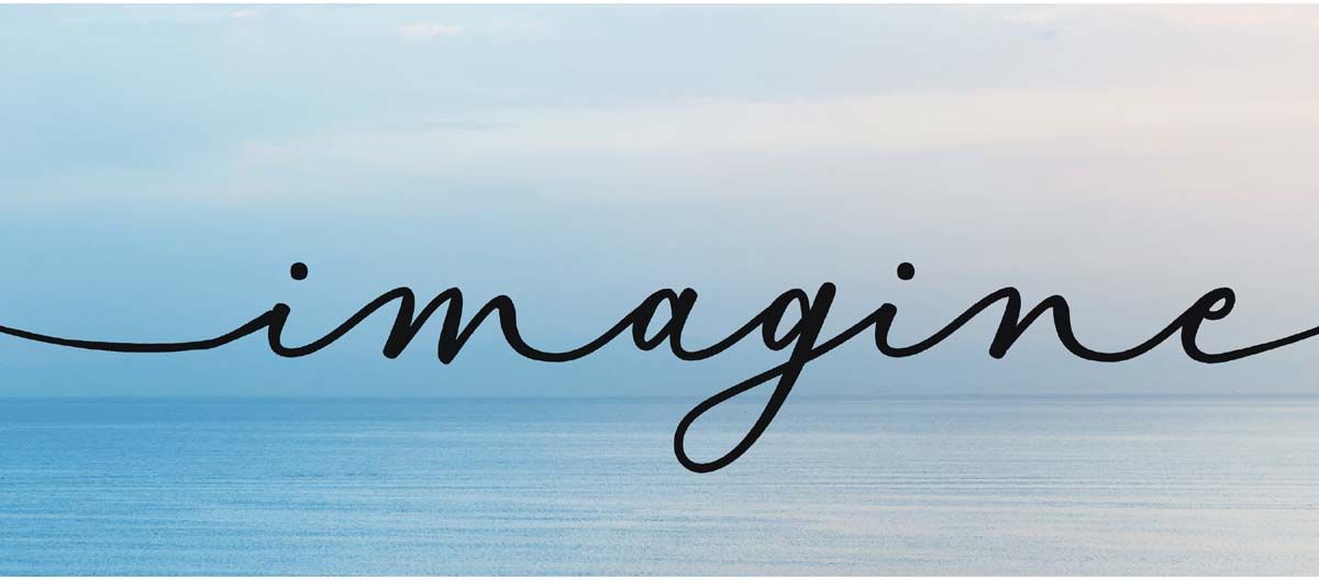 Toile Imagine ciel et mer avec châssis en bois véritable 23x23 cm