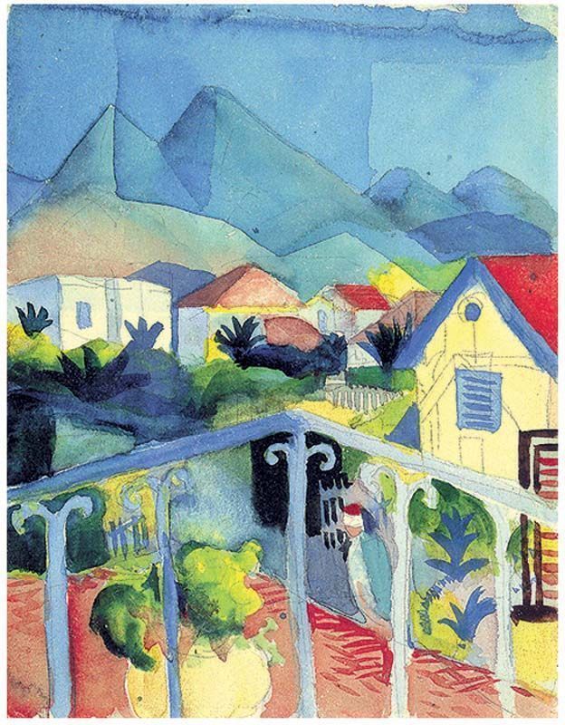 Affiche Saint-Germain près de Tunis - P. Klee 40x50 cm