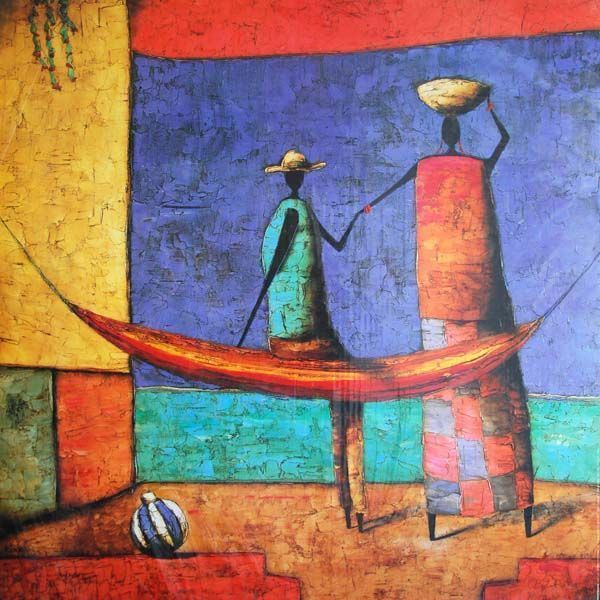 Affiche Hamac - M. Rauscher 70x70 cm