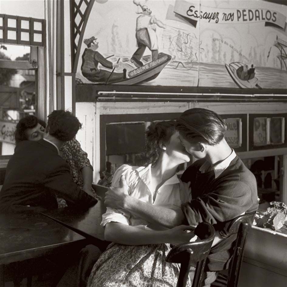 Toile imprimée Essayez nos pédalos - R. Doisneau 50x50 cm