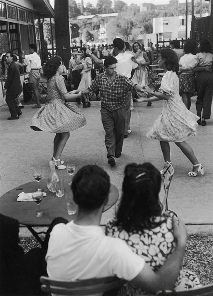 Toile imprimée Chez Max Joinville - W. Ronis 50x70 cm