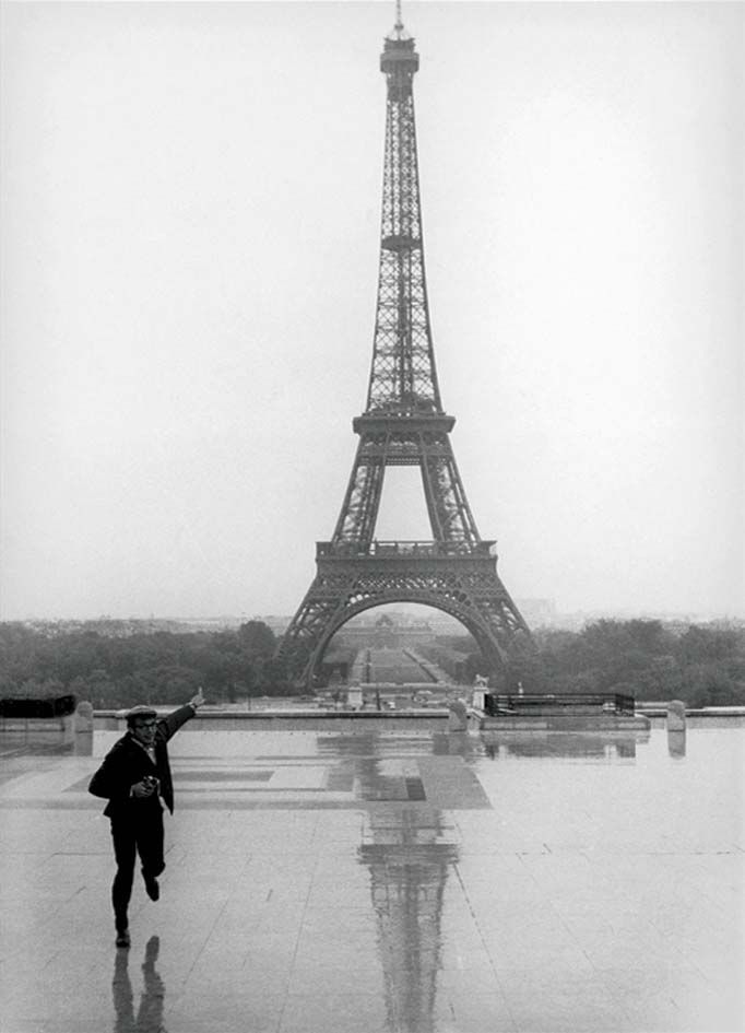Toile imprimée La Tour Eiffel - W. Ronis 50x70 cm