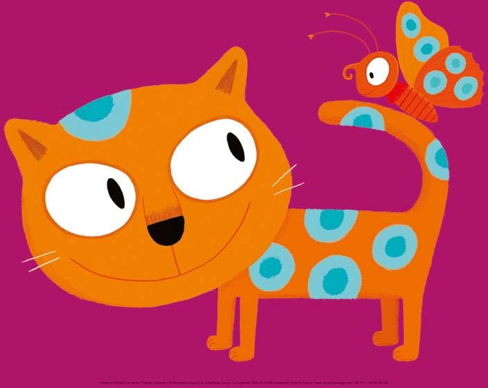 Affiche Les amis - N. Choux 30x40 cm