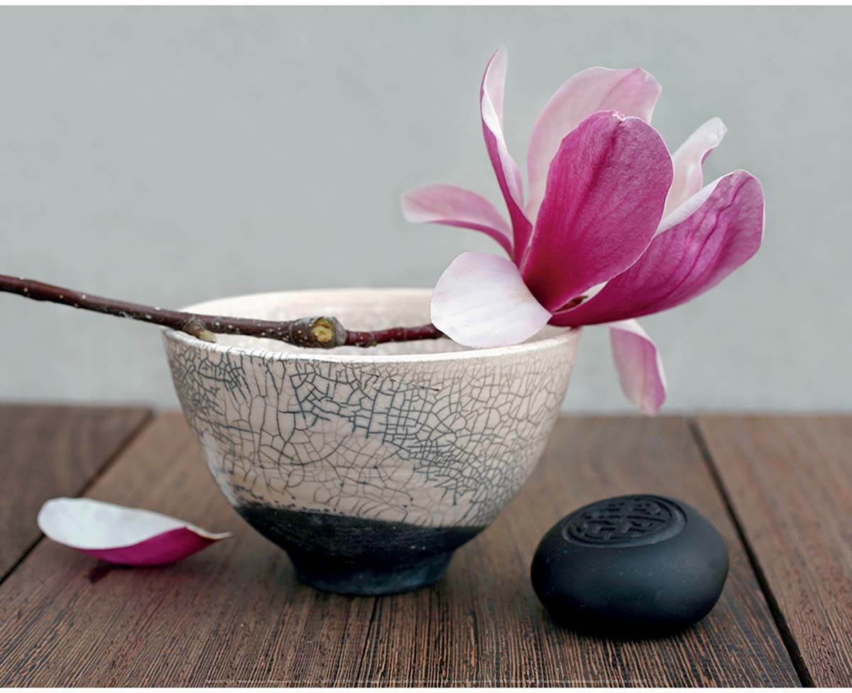 Affiche Magniolia et bol - A. Vuillon 40x50 cm